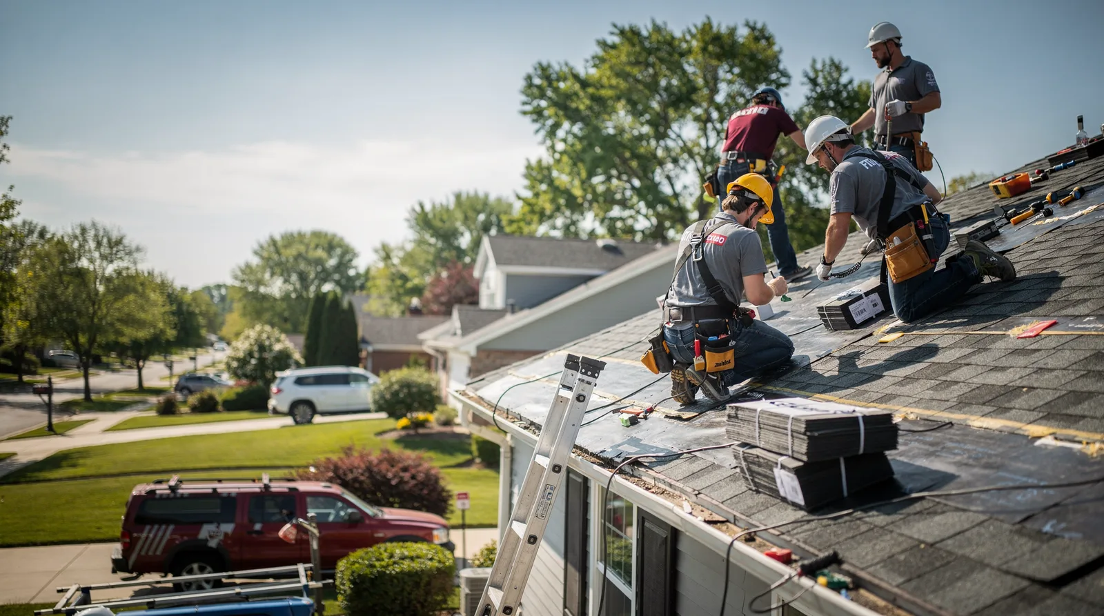 Roof Repair in Russell, IL around you
